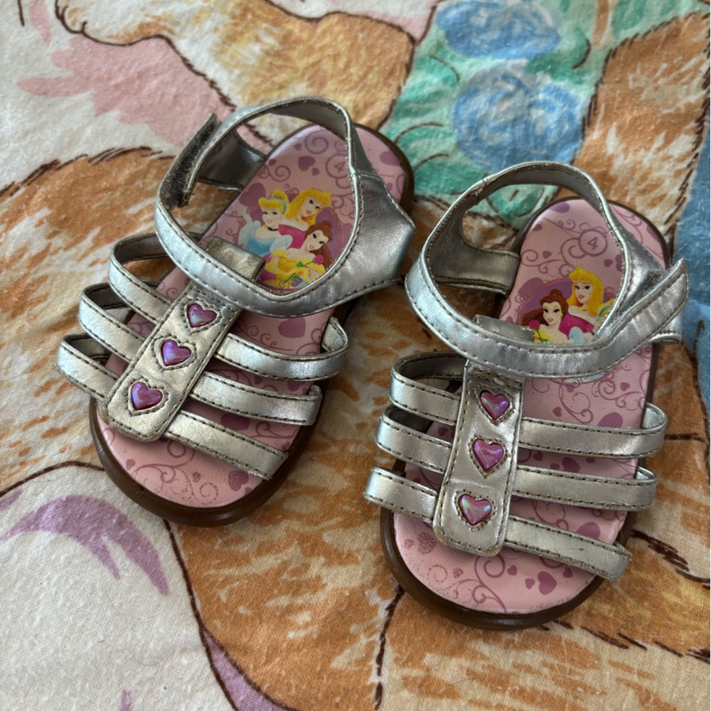 Size 4 baby Disney princess sandals